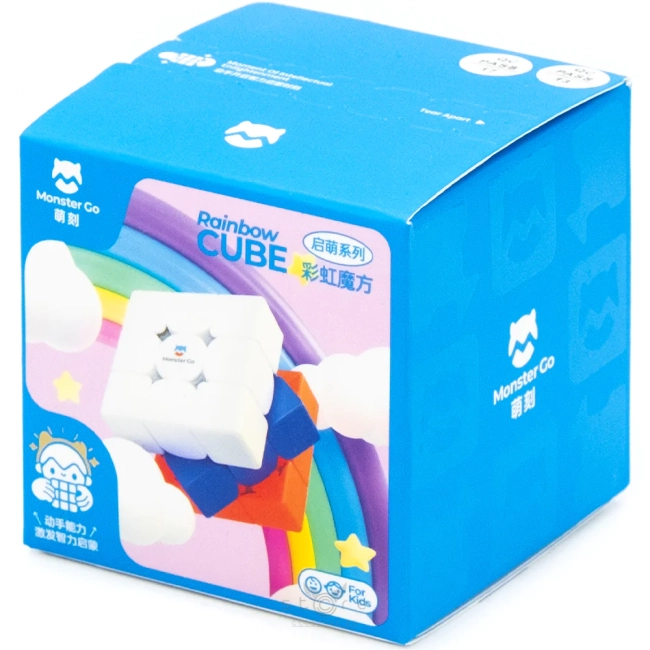 купить кубик Рубика gan 3x3x3 mg3 rainbow lite