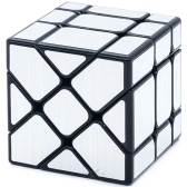 MoYu Fisher Mirror Cube Cubing Classroom Черно-серебряный 