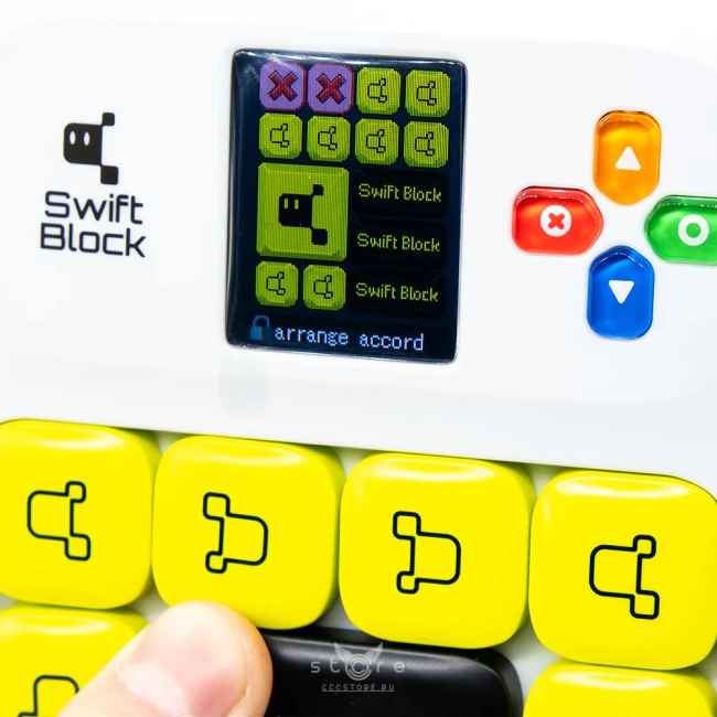 купить головоломку gan swift block wislide smart klotski + набор циферных плиток