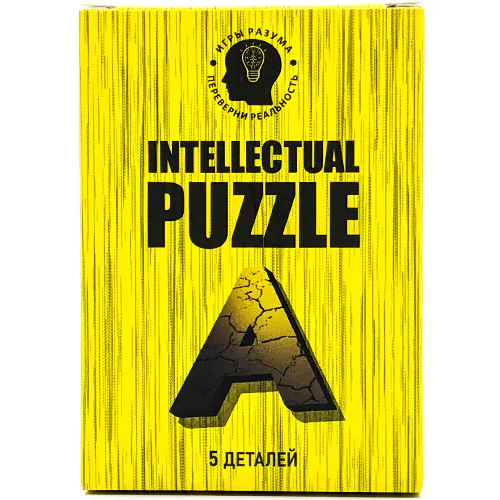 купить головоломку intellectual puzzle &quot;буква а&quot;