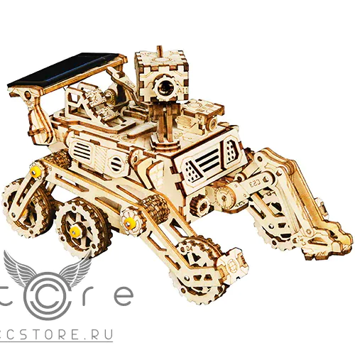 купить деревянный конструктор robotime — harbinger rover