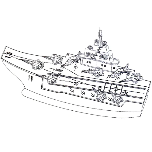купить металлический конструктор (мини) —  liaoning ship