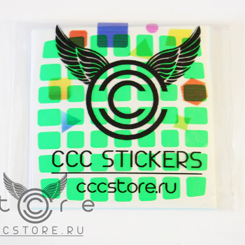 купить наклейки ccc stickers неполный флю на moyu aofu