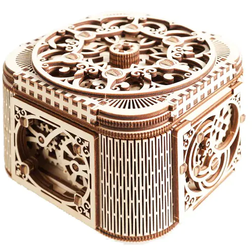 купить конструктор 3d-пазл ugears — шкатулка с секретом