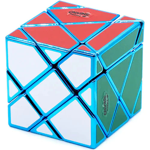 купить головоломку calvin's puzzle super fisher 3x3x3 cube metallized