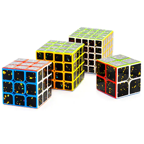 купить кубик Рубика moyu 2x2x2-5x5x5 cubing classroom splash gold set