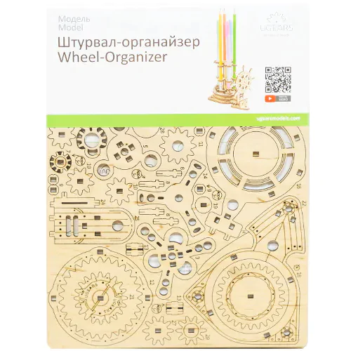 купить конструктор 3d-пазл ugears — штурвал-органайзер