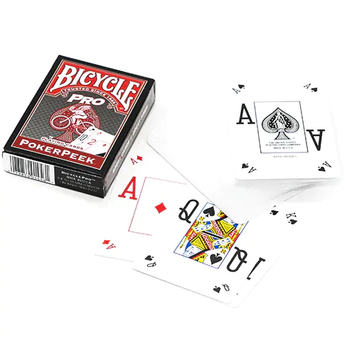 купить карты bicycle poker peek pro