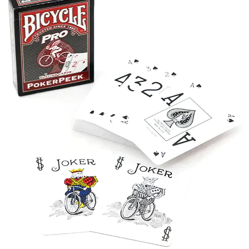 купить карты bicycle poker peek pro