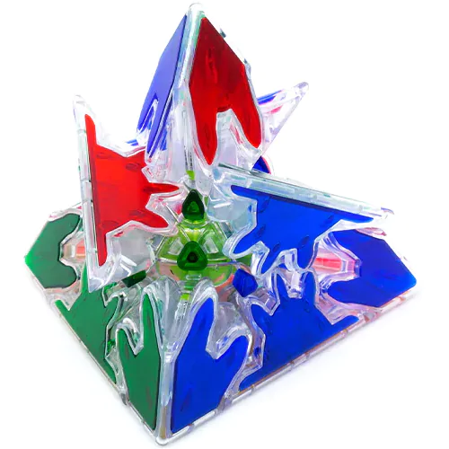 купить головоломку qiyi mofangge gear pyraminx transparent