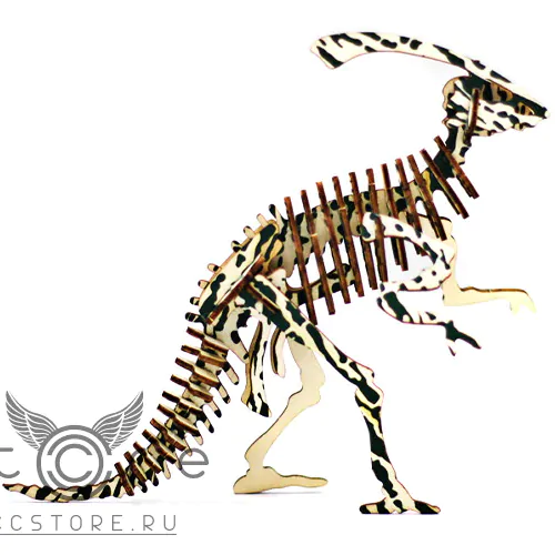 купить деревянный конструктор (мини) — parasaurolophus