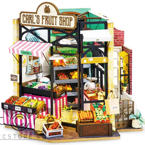 купить интерьерный конструктор robotime — carl's fruit shop