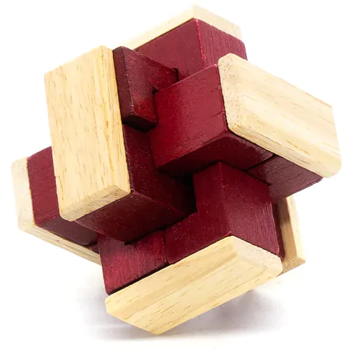 Деревянная головоломка Крест 5 | купить, обзор, цена, отзывы