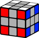 углы кубика Рубика