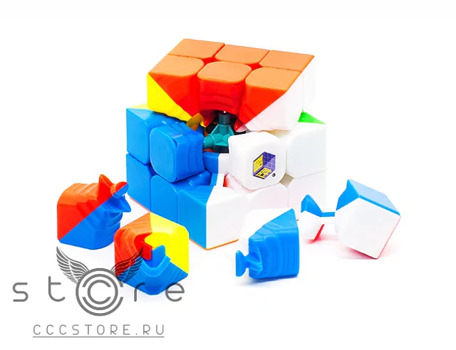 Строение кубика Рубика YuXin 3x3x3 Black Kylin