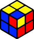 собранный кубик 2х2