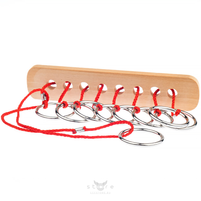 купить головоломку металлическая головоломка из 9 цепочек