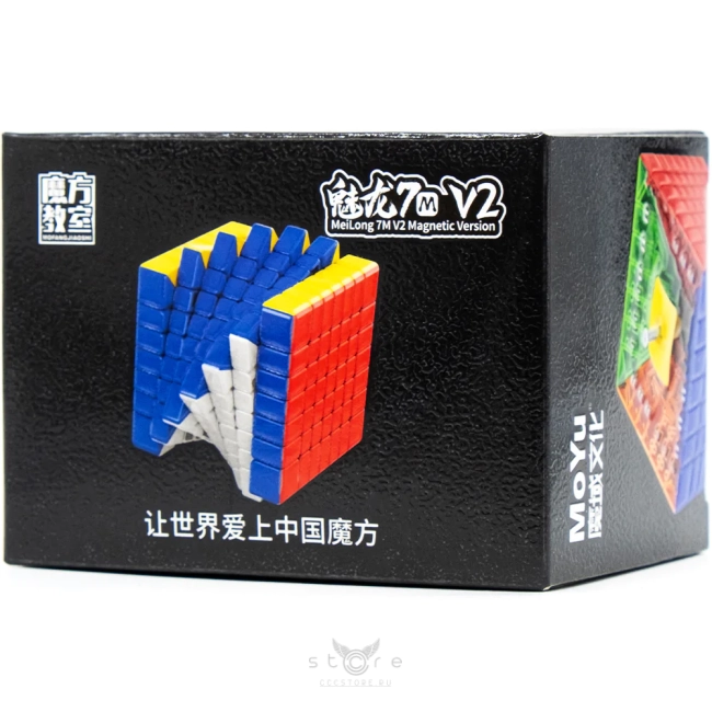 купить кубик Рубика moyu 7x7x7 meilong magnetic v2