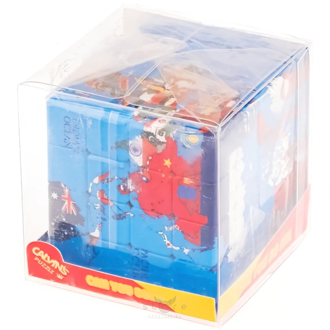 купить кубик Рубика calvin's puzzle 4x4x4 world map (flag)