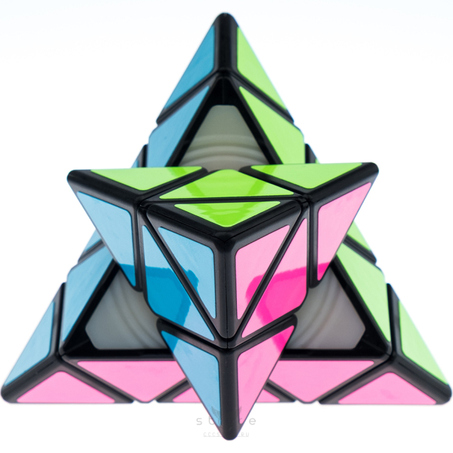 купить головоломку qiyi mofangge pyraminx (fluorescent stickers)