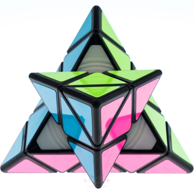 купить головоломку qiyi mofangge pyraminx (fluorescent stickers)
