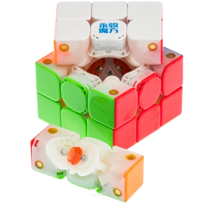 купить кубик Рубика yj 3x3x3 meta3 (8-magnet ball-core + uv)