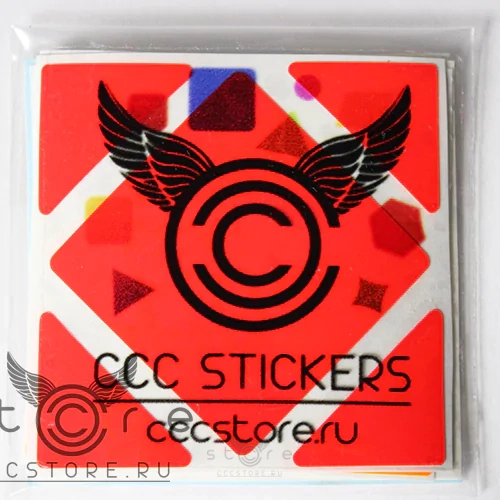 купить наклейки ccc stickers полный флю на skewb
