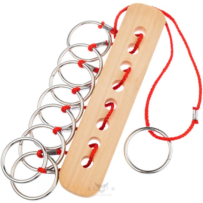 купить головоломку металлическая головоломка из 9 цепочек