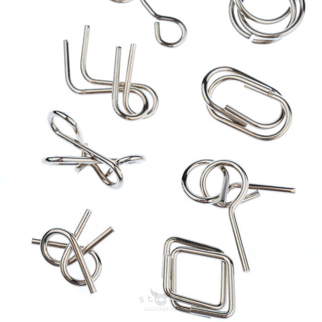 купить головоломку набор металлических головоломок 8