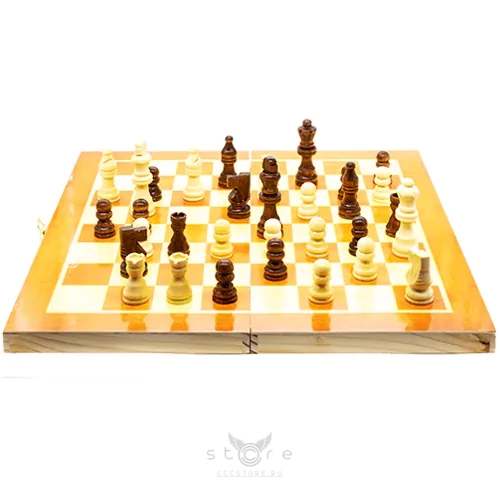 купить складные деревянные шахматы (l)