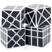 Lefun Hollow Sticker Monochrome Cube Gift Box Белый