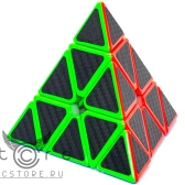 Z-cube Pyraminx Carbon Цветной пластик