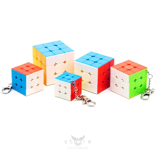 купить кубик Рубика moyu 3x3x3 брелоки cubing classroom set