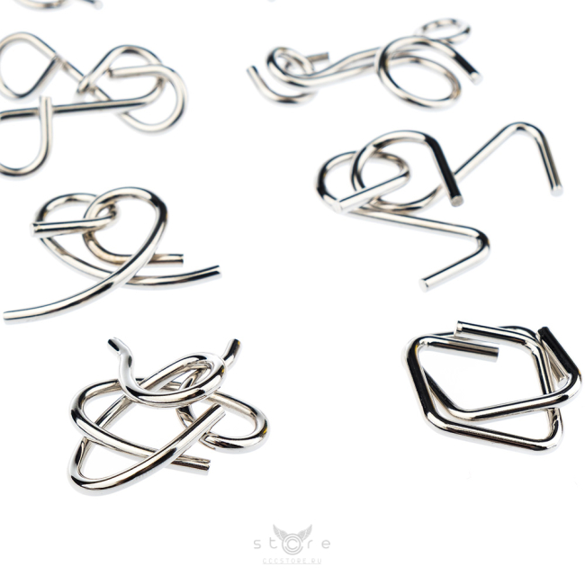 купить головоломку набор металлических головоломок 8