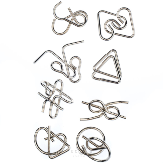 купить головоломку набор металлических головоломок 8