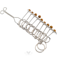 купить головоломку металлическая головоломка 9 звеньев