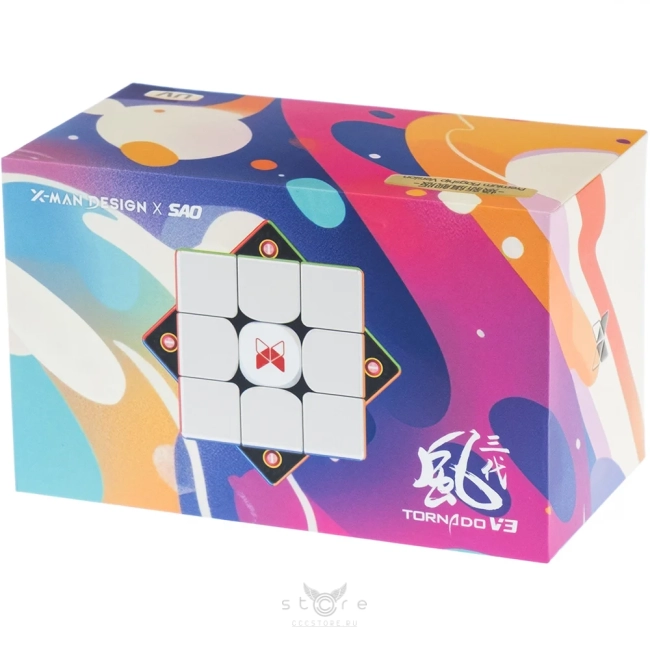 купить кубик Рубика qiyi mofangge x-man x sao 3x3x3 tornado v3 premium flagship uv special edition