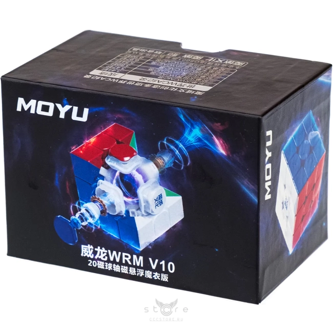 купить кубик Рубика moyu 3x3x3 weilong v10 m 20-magnet ballcore uv (maglev)