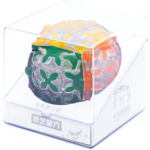 купить головоломку qiyi mofangge gear sphere transparent