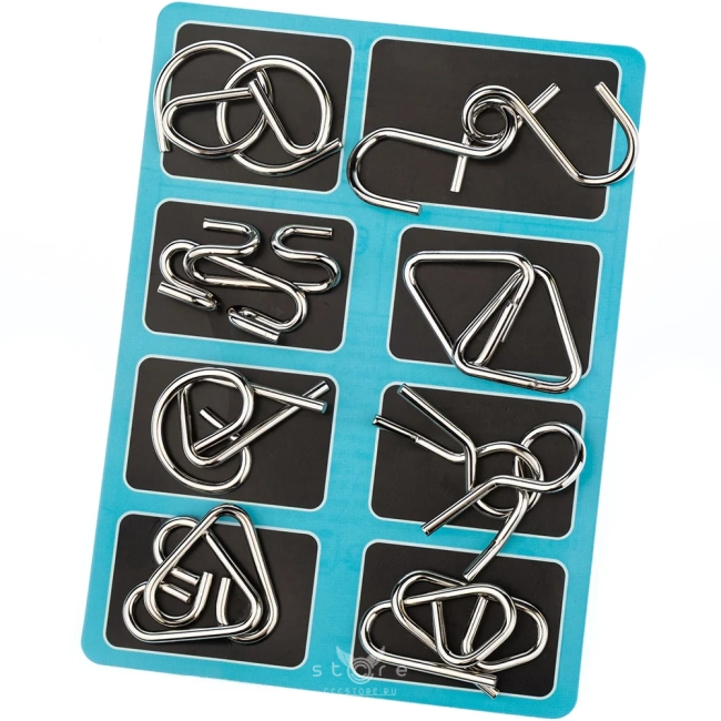 купить головоломку набор металлических головоломок 8