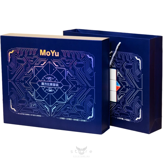 купить кубик Рубика moyu 2x2x2-5x5x5 meilong magnetic set (mat + timer)