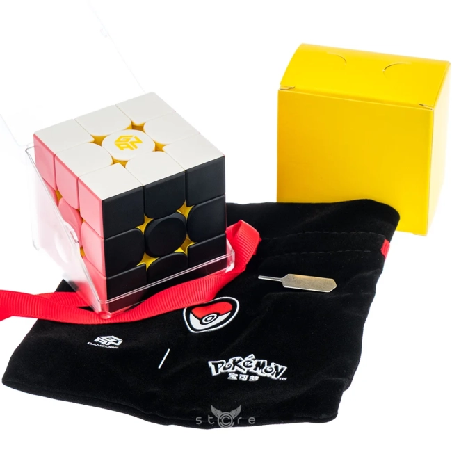 купить кубик Рубика gan 356 m e 3x3x3 x pikachu