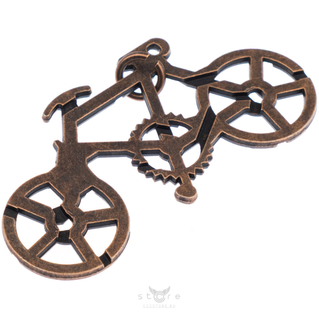 купить головоломку металлическая головоломка велосипед