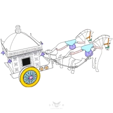 купить металлический конструктор (мини) — royal carriage