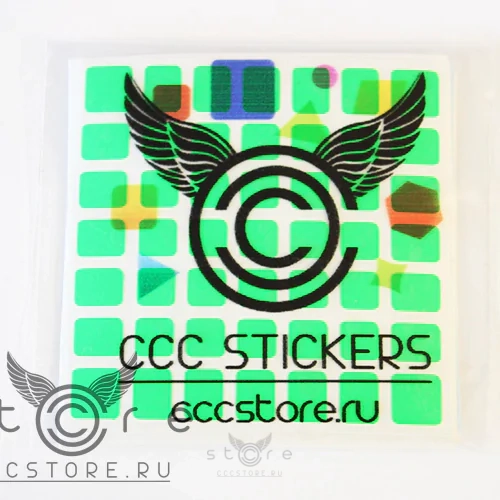 купить наклейки ccc stickers неполный флю на shengshou 7x7x7