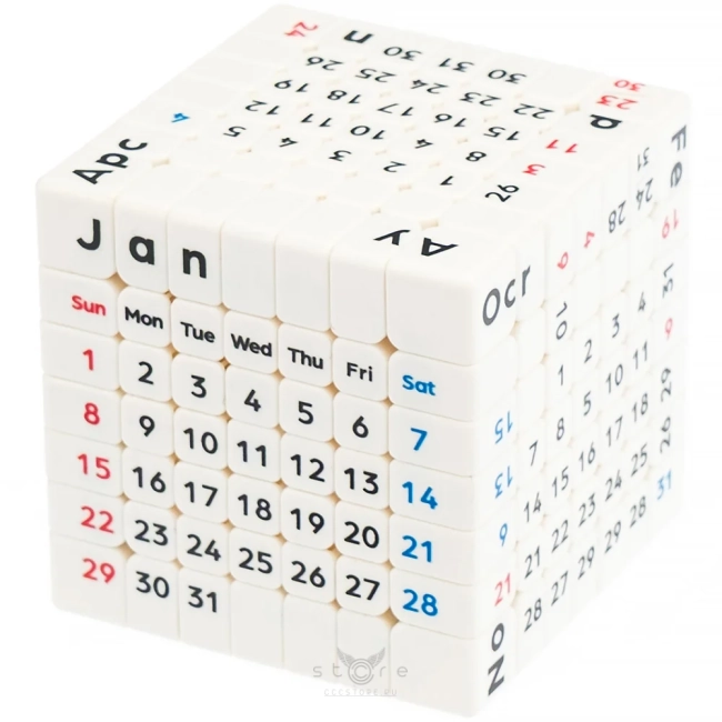 купить кубик Рубика z-cube + tribox 7x7x7 calendar m