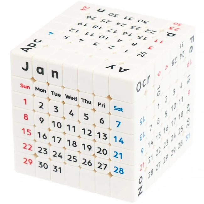 купить кубик Рубика z-cube + tribox 7x7x7 calendar m