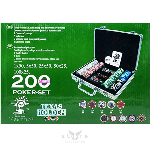 купить профессиональный набор для игры в покер &quot;stars 200&quot;