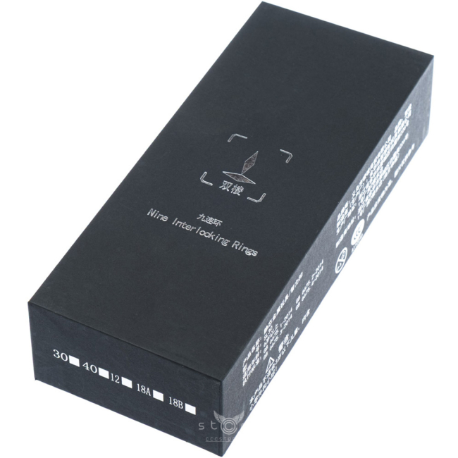 купить головоломку набор из 30 металлических головоломок в черном боксе