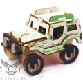 купить деревянный конструктор (мини) — military jeep